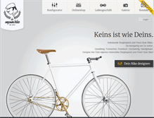 Tablet Screenshot of myownbike.de